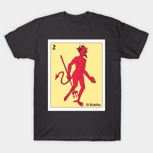 El Diablito Loteria Mexicana T-Shirt